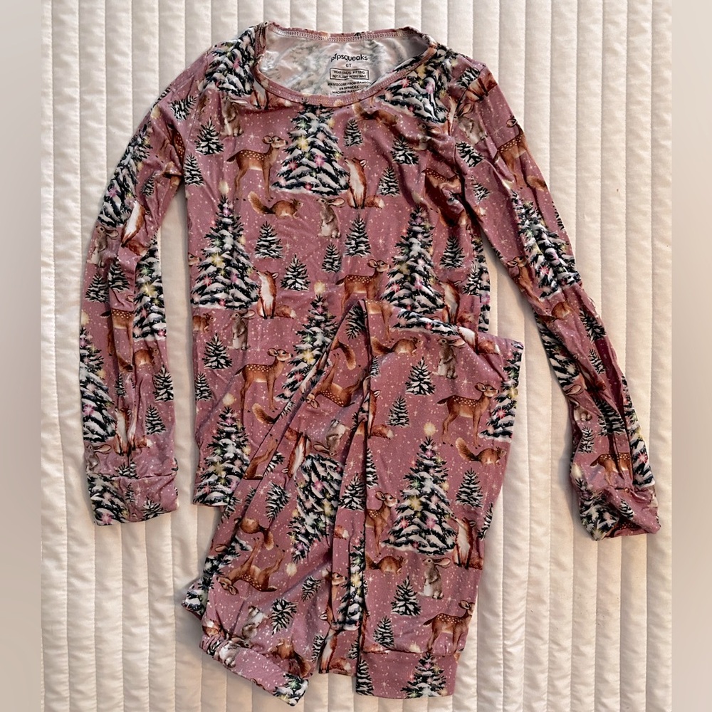 Pipsqueaks Christmas PJs 6T